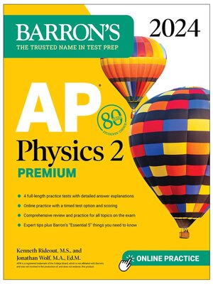 cover image of AP Physics 2 Premium, 2024